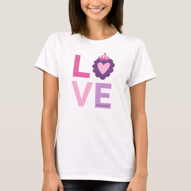 Niedliche Liebe Typografie T-Shirt (Vorderseite)