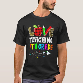Niedliche Liebe Unterricht 7. Klasse Beste 7. Klas T-Shirt