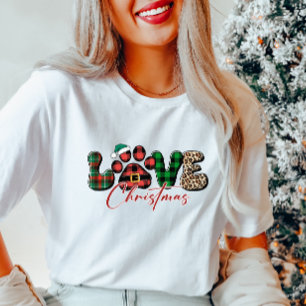 Niedliche Liebe Weihnachtshund Lover Tshirt