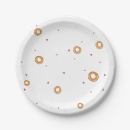 Niedliche LIEBE | weiß | Pappteller