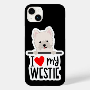 Niedliche Liebe Westie Case-Mate iPhone Fall 14 Plus Hülle
