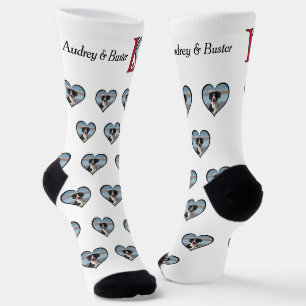 Niedliche Liebe Wörter mit Foto für Hunde oder Per Socken