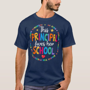 Niedliche Lieben in diesem Hauptort ihre Schulleit T-Shirt