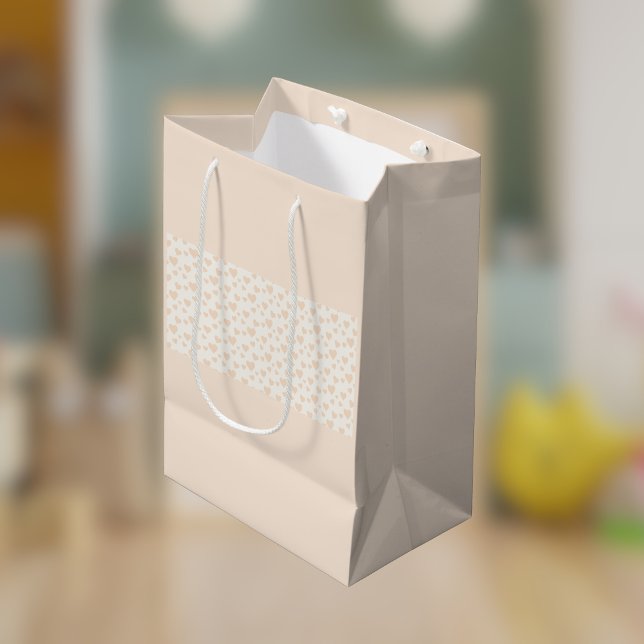 Niedliche Liebhaber von Light Color Herzdesign Ges Mittlere Geschenktüte (Von Creator hochgeladen)