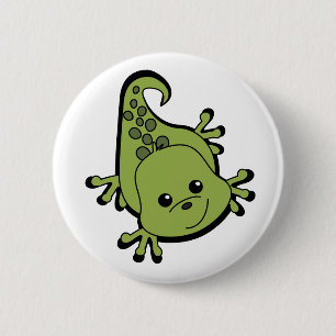 Niedliche Lil Eidechse Button