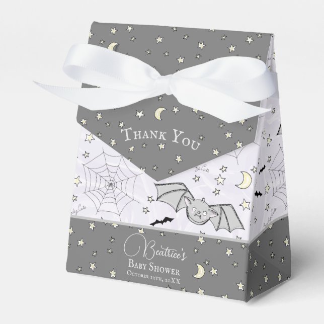 Niedliche Lila Babybats Halloween & Fall Geschenkschachtel (Vorderseite)