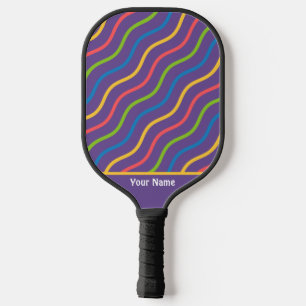 Niedliche Lila Brick-Übungen Pro Pickleball Paddel Schläger