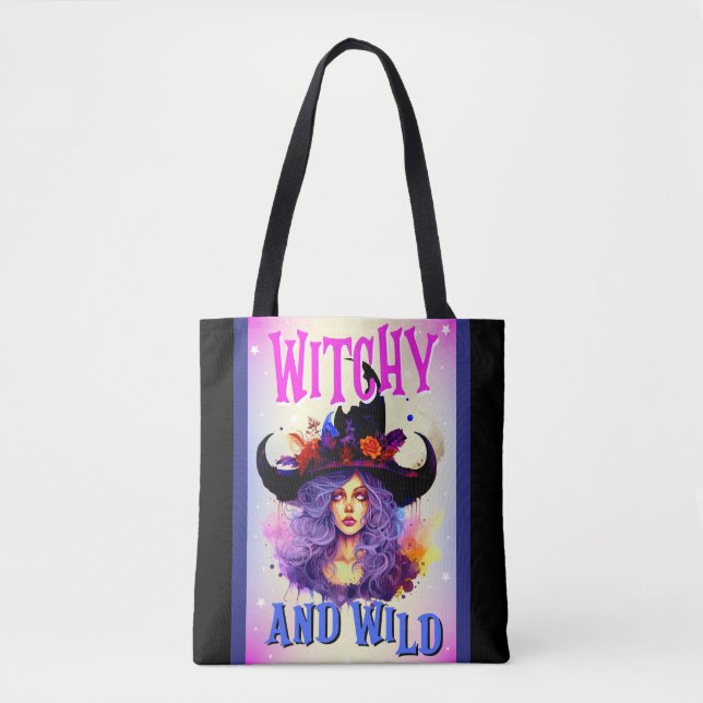 Niedliche Lila Hexengebäcktasche (Vorderseite)