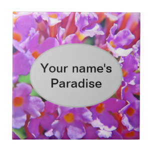 Niedliche Lila Kleine Blume Fliese