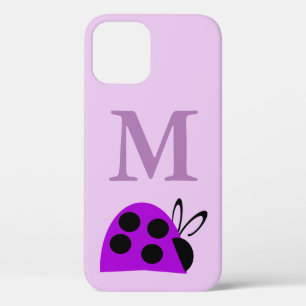 Niedliche Lila Ladybug Personalisiert Case-Mate iPhone Hülle