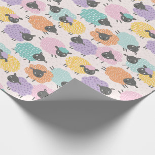 Niedliche Lila-Lila-Lila Geschenkpapier