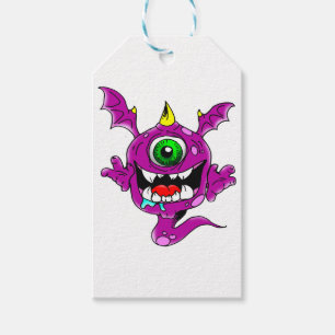 Niedliche Lila Menschen essen Monster Geschenkanhänger