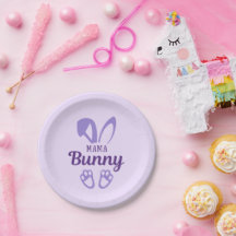Niedliche Lila Ostermama Bunny Rabbit Ohren Mutter