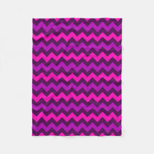 Niedliche Lila Rosa Chevrons Kleines Fleece Blanke
