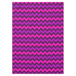 Niedliche Lila rosa Chevrons Tabletten Tischdecke