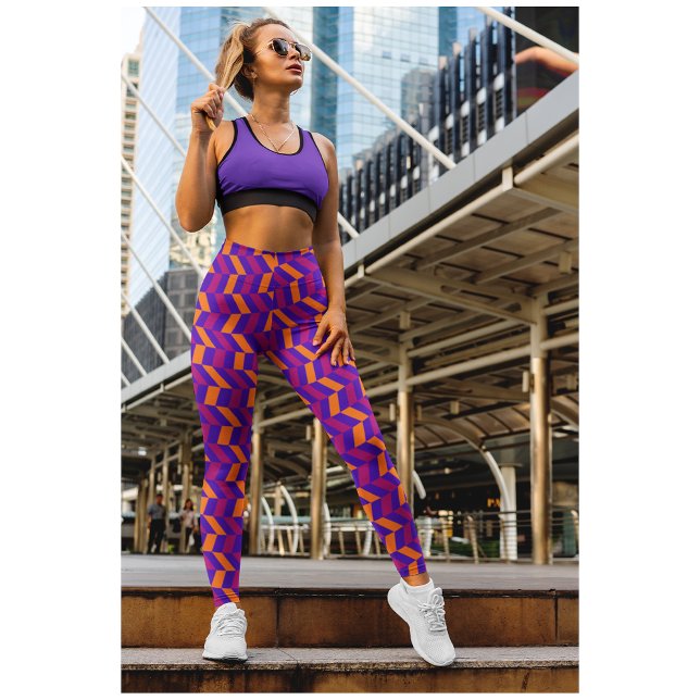 Niedliche Lila rosa Yoga-Leggings Leggings (Von Creator hochgeladen)