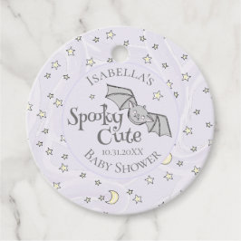 Niedliche Lila Spooky Niedliche Oktoberdusche Geschenkanhänger