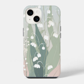 Niedliche Lilie der Talpastel iPhone 14 Hülle