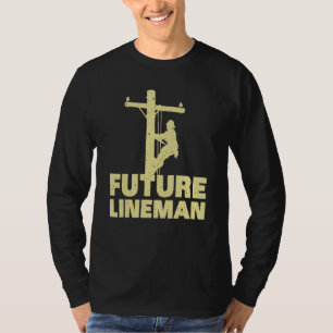 Niedliche Lineman Designs für Kinder Männer Frauen T-Shirt