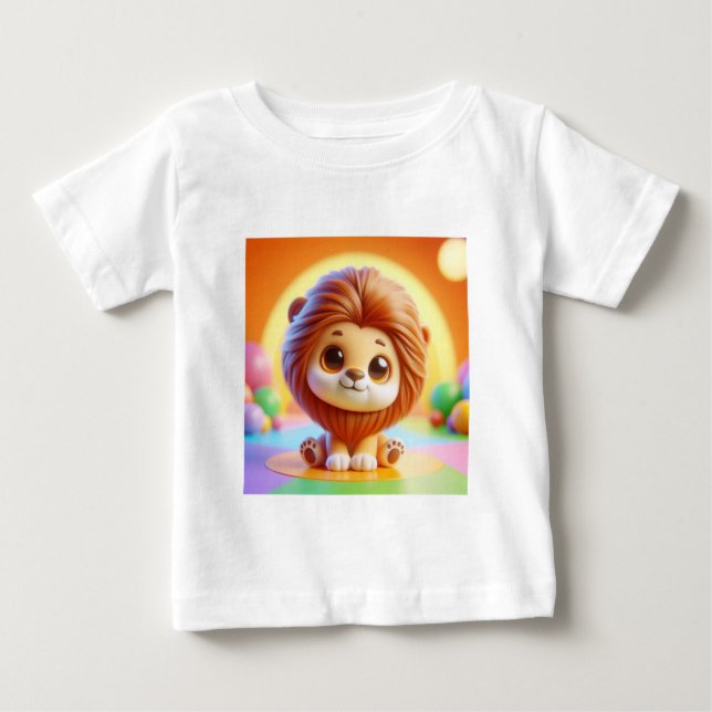 Niedliche Lion Baby T-shirt (Vorderseite)