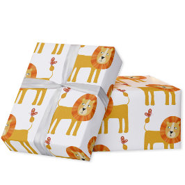 Niedliche Lion Geschenkpapier