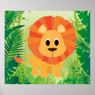 Niedliche Lion Poster