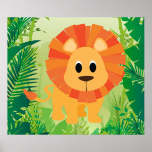 Niedliche Lion Poster
