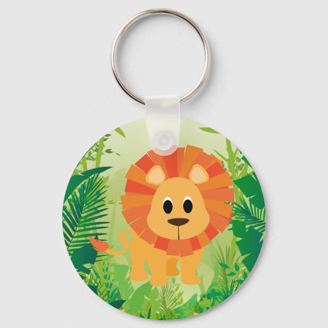 Niedliche Lion Schlüsselanhänger (Vorderseite)