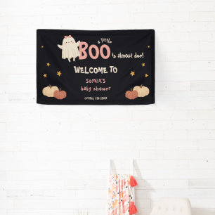 Niedliche Little Boo Girl Halloween Kinderdusche E Banner