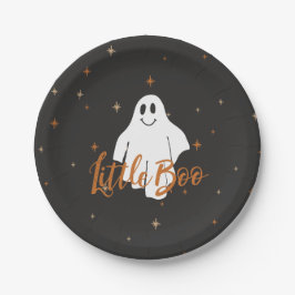 Niedliche Little Boo Halloween Baby Shooting Paper Pappteller
