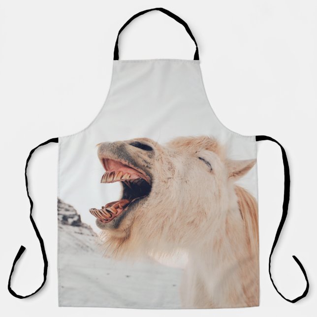 NIEDLICHE LLAMA ALPACA LAGHING SCHÜRZE (Vorderseite)