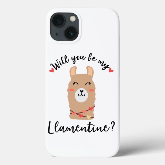 NIEDLICHE LLAMA Liebe Case-Mate iPhone Fall Hülle (Rückseite)