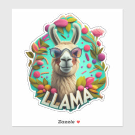 Niedliche Llamas-Aufkleber Aufkleber