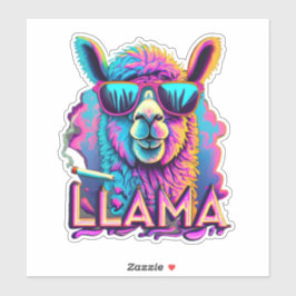 Niedliche Llamas-Aufkleber Aufkleber