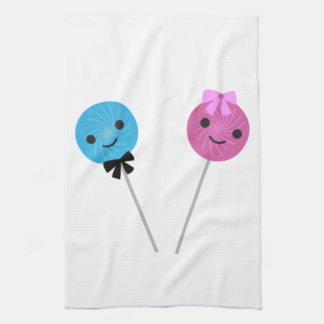 Niedliche Lollipops Küchentuch (Vertikal)