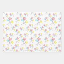 niedliche Lollipops-Verpackungen aus Süßkartoffeln