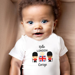Niedliche London Guards Mixed Skin Boy Name Englan Baby T-shirt