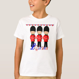 Niedliche London Guards Themed Design T-Shirt