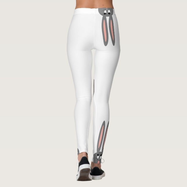 Niedliche Lugenhäschen-Ostern-Leggings Leggings (Rückseite)
