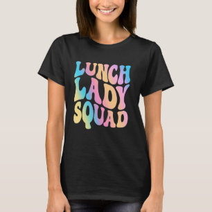 niedliche Lunchfrauen Tee School Cafeteria