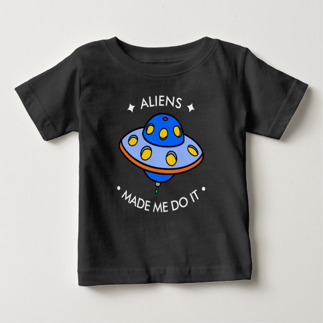 Niedliche lustige Außerirdische UFO | Baby T-shirt (Vorderseite)
