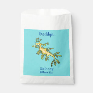 Niedliche, lustige Cartoon-Illustration eines Seed Geschenktütchen