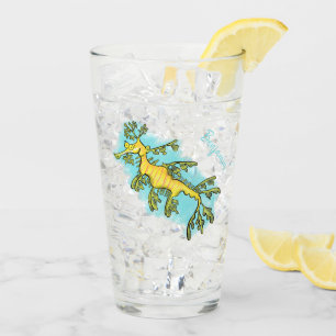 Niedliche, lustige Cartoon-Illustration eines Seed Glas