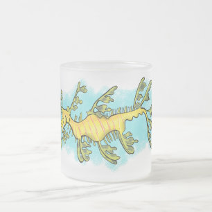 Niedliche, lustige Cartoon-Illustration eines Seed Mattglastasse