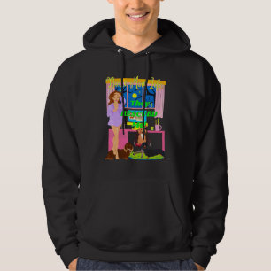 Niedliche lustige Dackel Mama Leben sie retteten m Hoodie