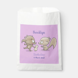 Niedliche lustige Eichhörnchen-Cartoon-Illustratio Geschenktütchen