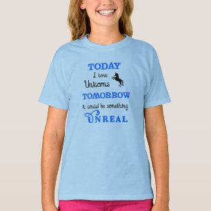 Niedliche lustige i-LiebeUnicorns T-Shirt