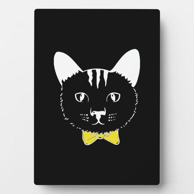 Niedliche lustige Katze Fotoplatte (Vorderseite)