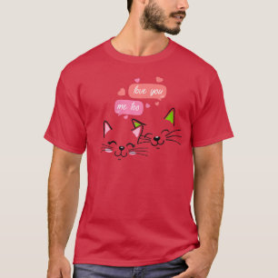 Niedliche, lustige Katzen für Katzen und Haustiere T-Shirt