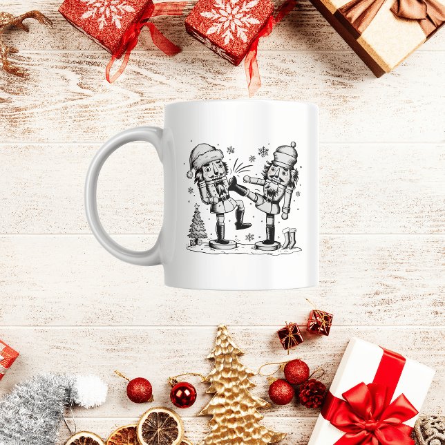 Niedliche lustige Nussknacker Weihnachten Kaffeetasse (Von Creator hochgeladen)